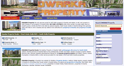 Desktop Screenshot of dwarkaproperty.in