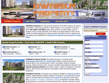 Tablet Screenshot of dwarkaproperty.in